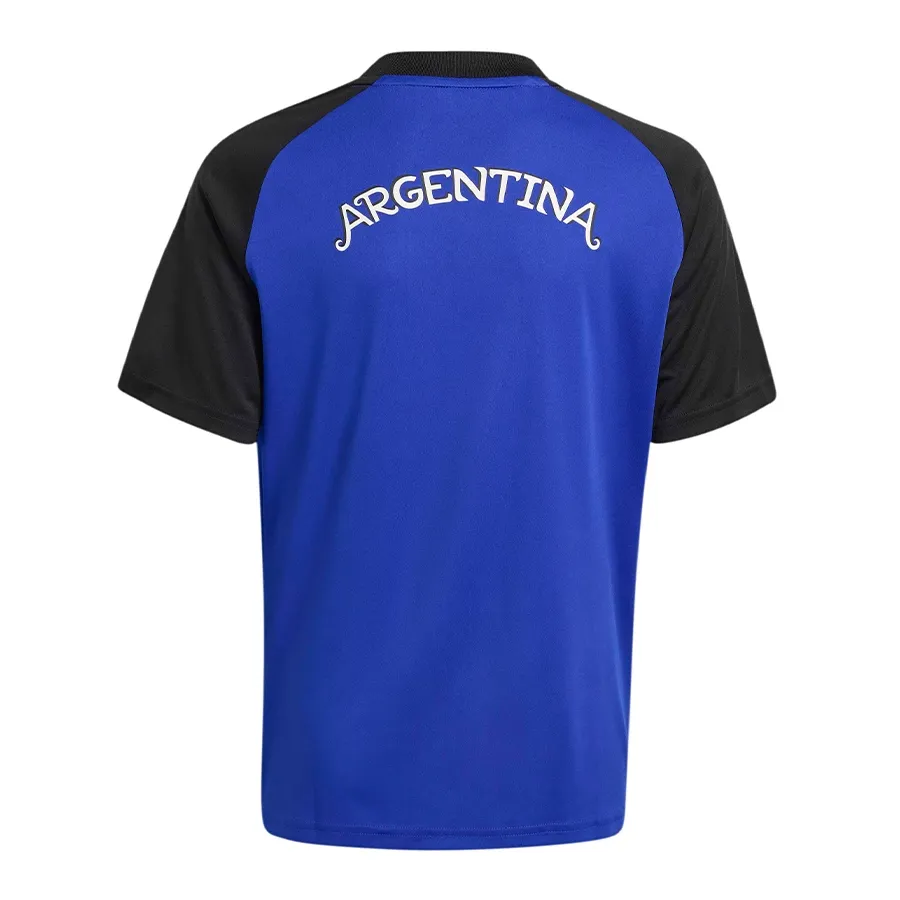 Imagen 3 de 6 de Camiseta adidas originals Prepartido Selección Argentina 26-AZUL FRANCIA/NEGRO