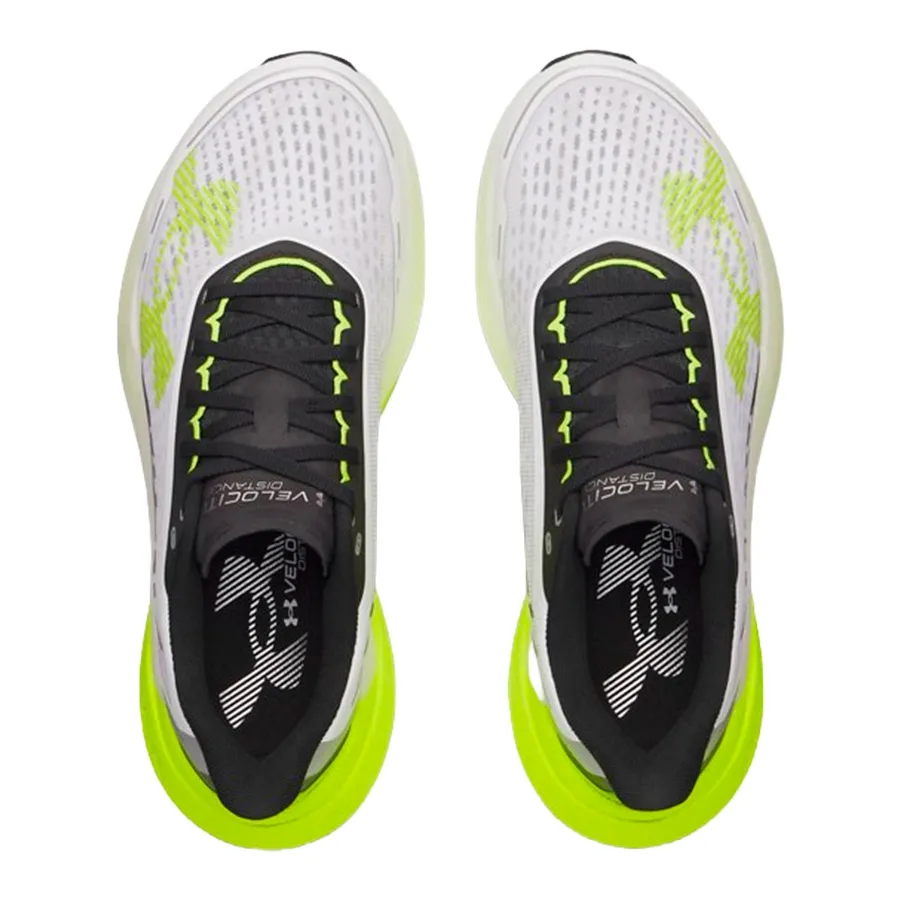 Imagen 3 de 5 de Zapatillas Under Armour Velociti Distance-BLANCO/NEGRO/AMARILLO FLUOR