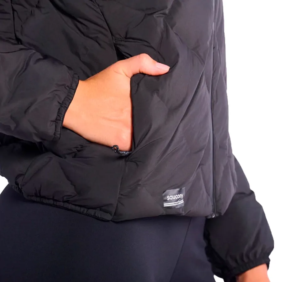 Imagen 3 de 5 de Campera Saucony Surge D-Heat-NEGRO