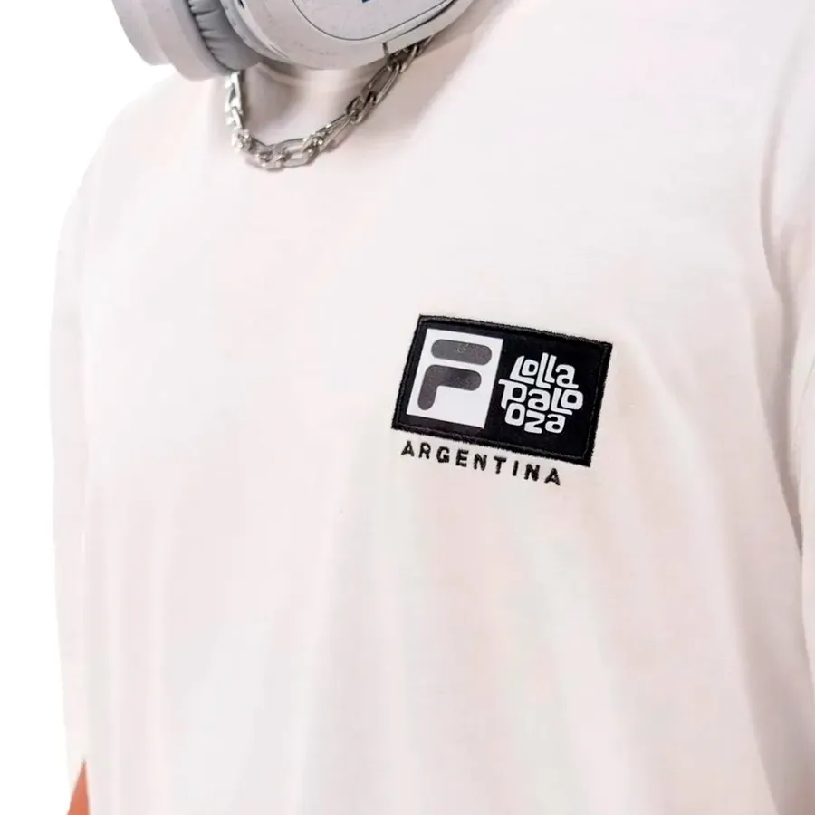 Imagen 5 de 6 de Remera Fila Lolla Back-BLANCO