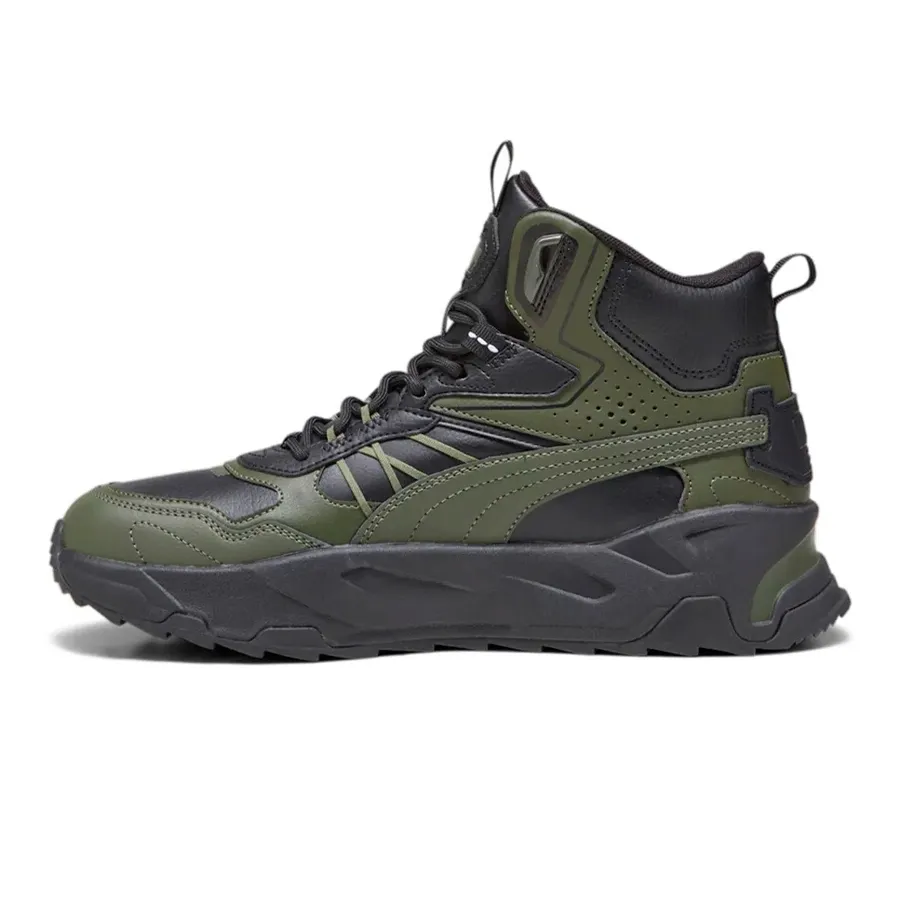 Imagen 1 de 5 de Zapatillas Puma Trinity Mid Hybrid-NEGRO/VERDE MILITAR