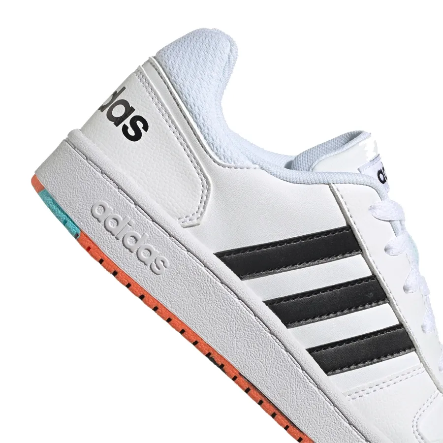 Imagen 4 de 5 de Zapatillas adidas HOOPS 2.0-BLANCO/NEGRO/NARANJA