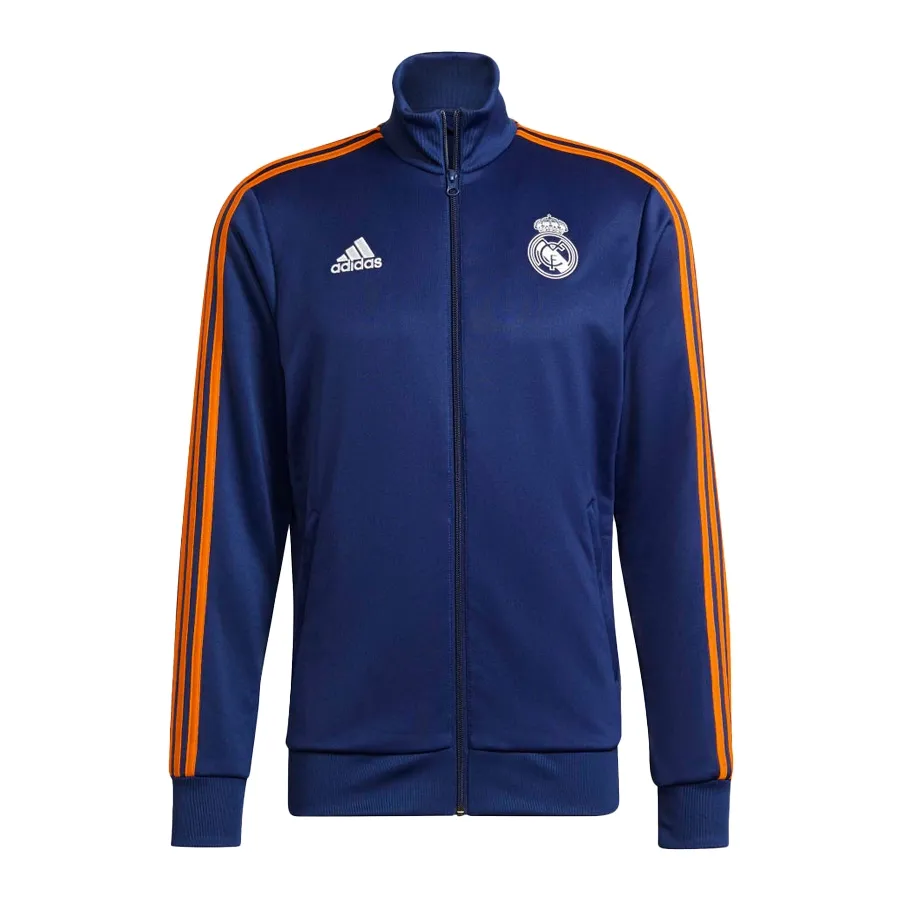 Imagen 0 de 1 de Campera adidas Real Madrid 3 Tiras-AZUL/BLANCO/NARANJA