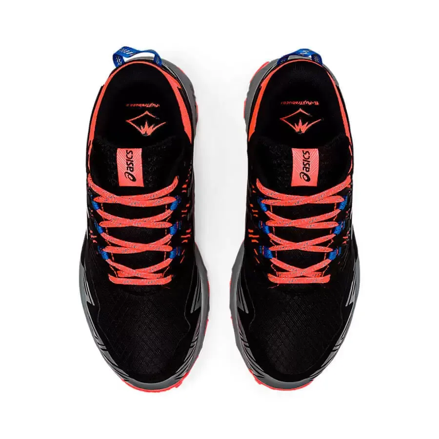 Imagen 3 de 6 de Zapatillas Asics Gel Fujitrabuco 8 W-NEGRO/GRIS/NARANJA