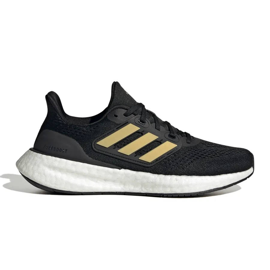 Imagen 1 de 8 de Zapatillas adidas Pureboost 23-NEGRO/DORADO