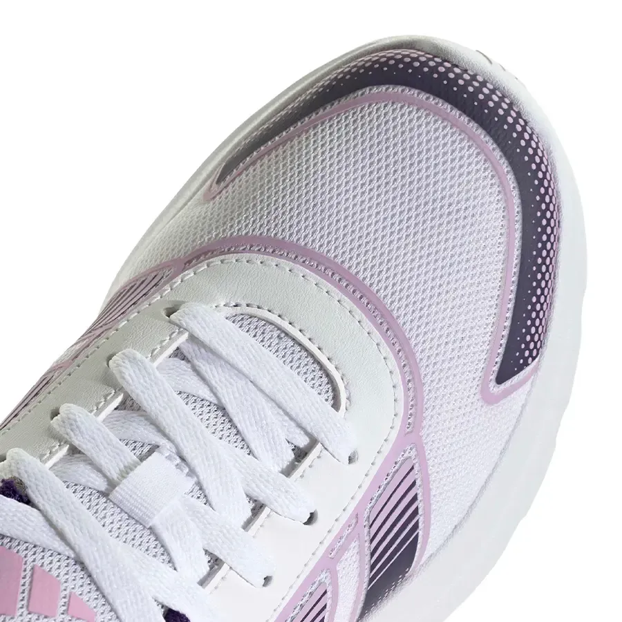 Imagen 5 de 7 de Zapatillas adidas Tensaur Run 4.0-BLANCO/MORADO/ROSA