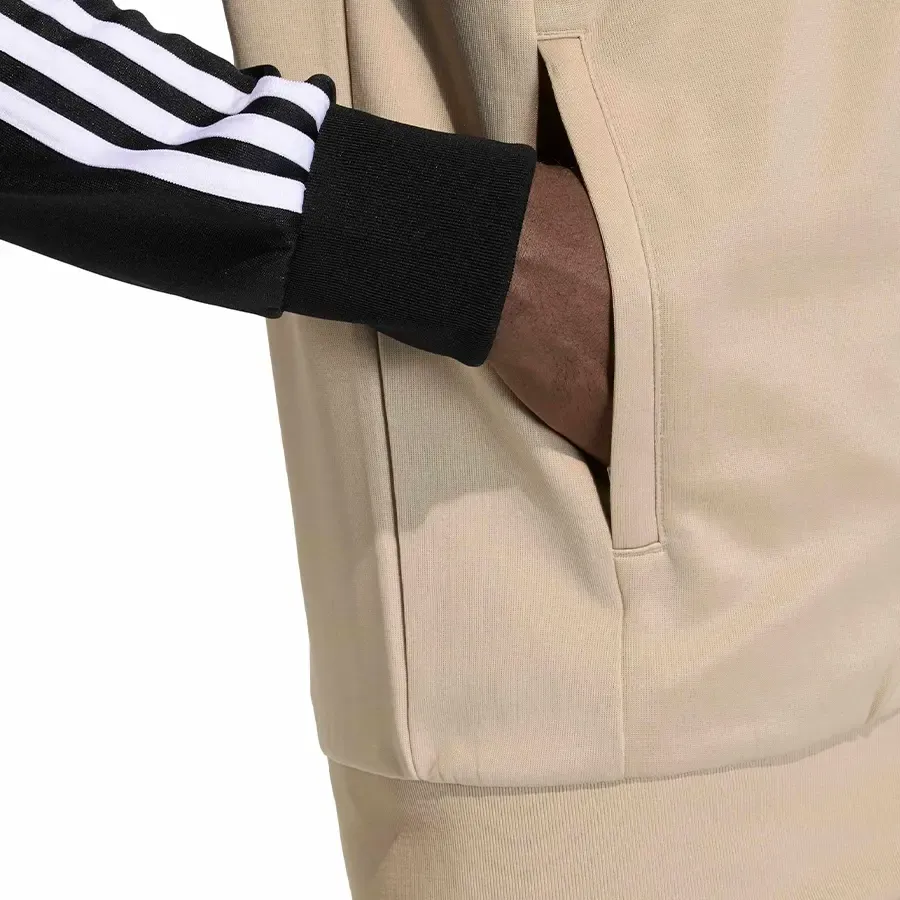 Imagen 4 de 5 de Campera adidas originals Sst-BEIGE/NEGRO