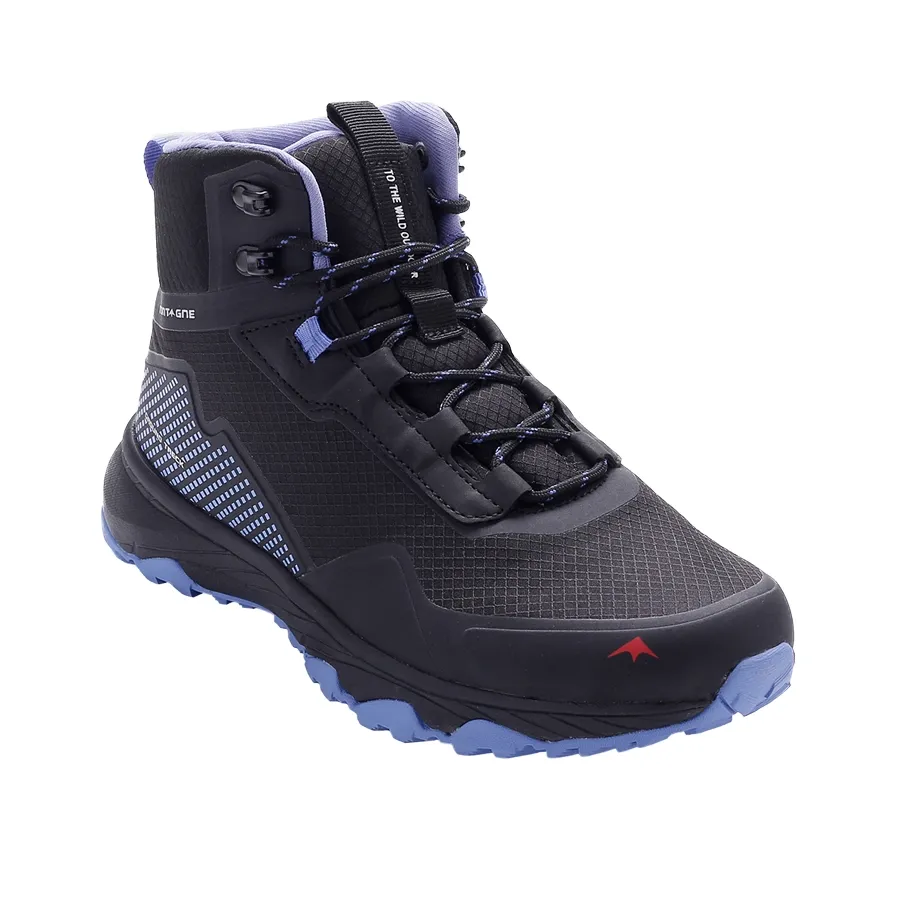 Imagen 1 de 5 de Zapatillas Montagne Bota Trekking Ground Treck-NEGRO/VIOLETA