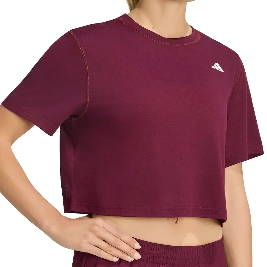 Imagen 3 de 5 de Remera adidas We Min Tee-BORDO