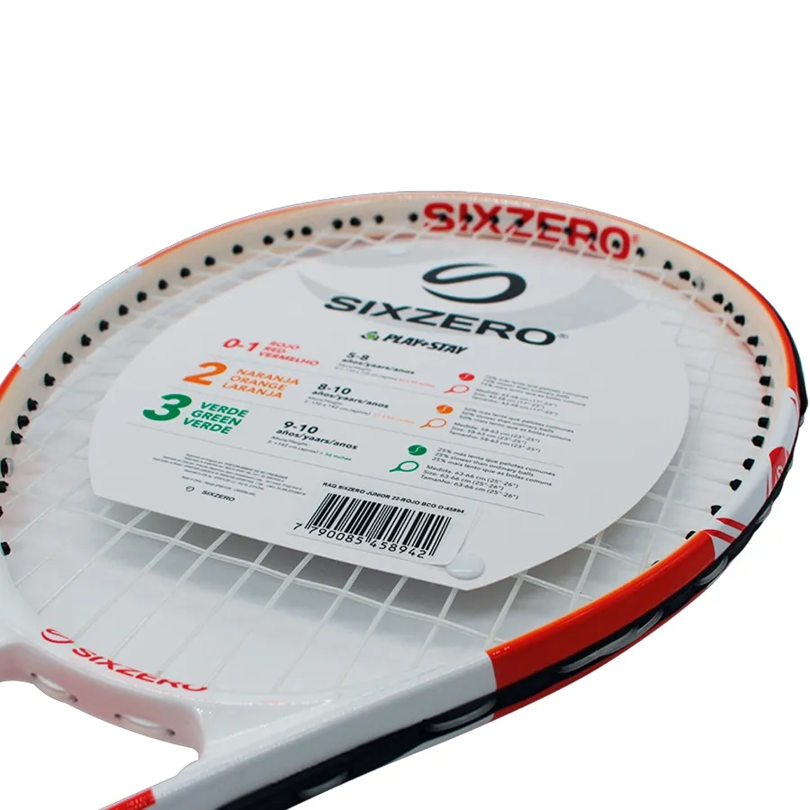 Imagen 1 de 6 de Raqueta Junior 0 22-BLANCO/ROJO