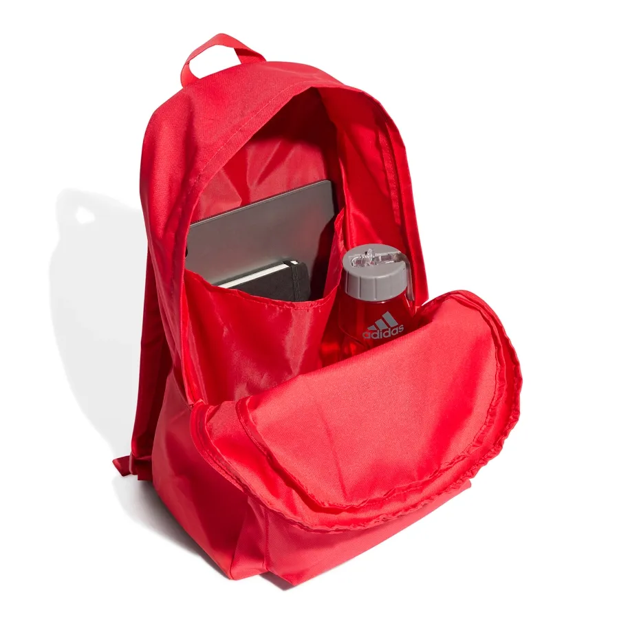 Imagen 3 de 5 de Mochila Adidas Classic-CORAL FLUOR/NEGRO
