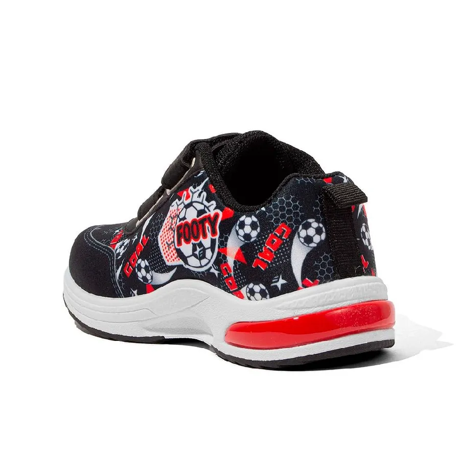 Imagen 3 de 4 de Zapatillas Footy Inyectada C/Luz-NEGRO/BLANCO