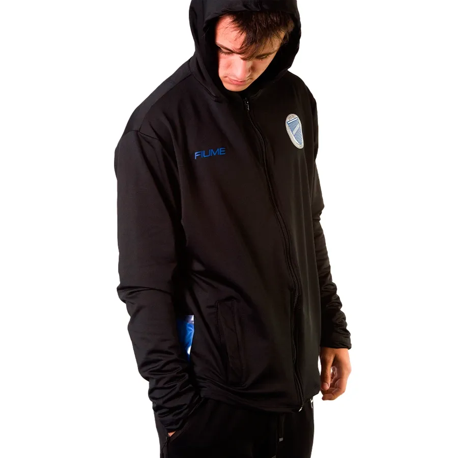 Imagen 1 de 4 de Campera Fiume Sport Match Godoy Cruz-NEGRO/AZUL