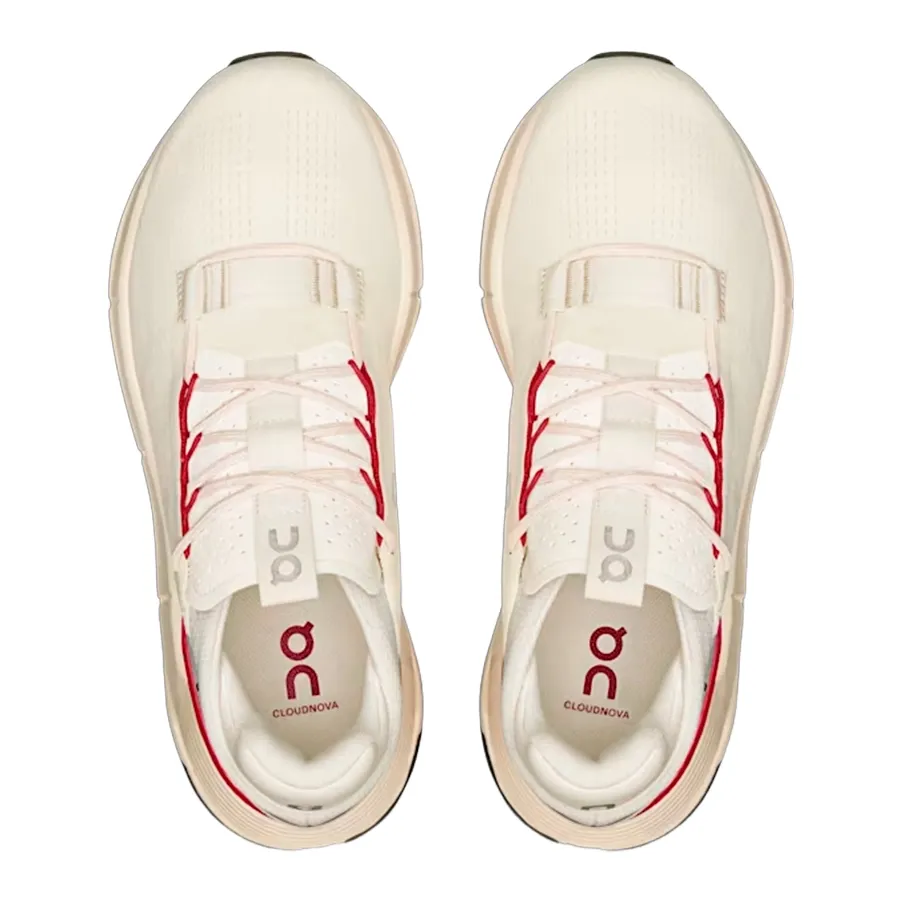 Imagen 3 de 6 de Zapatillas On Cloudnova 2-BEIGE/ROJO