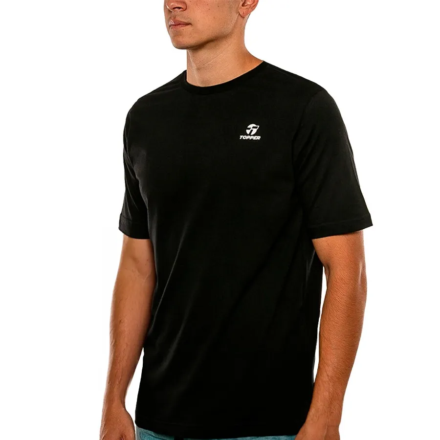 Imagen 1 de 3 de Remera Topper Basic-NEGRO