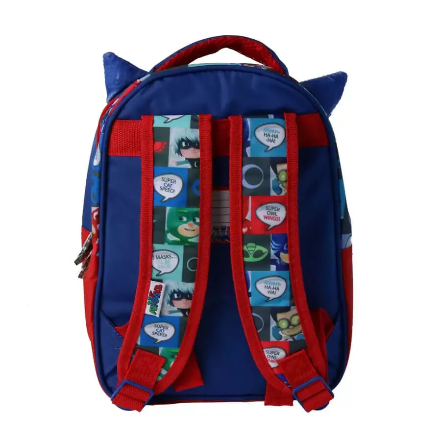 Imagen 2 de 3 de Mochila Footy Heroes En Pijama 3 D 12 Lts-AZUL