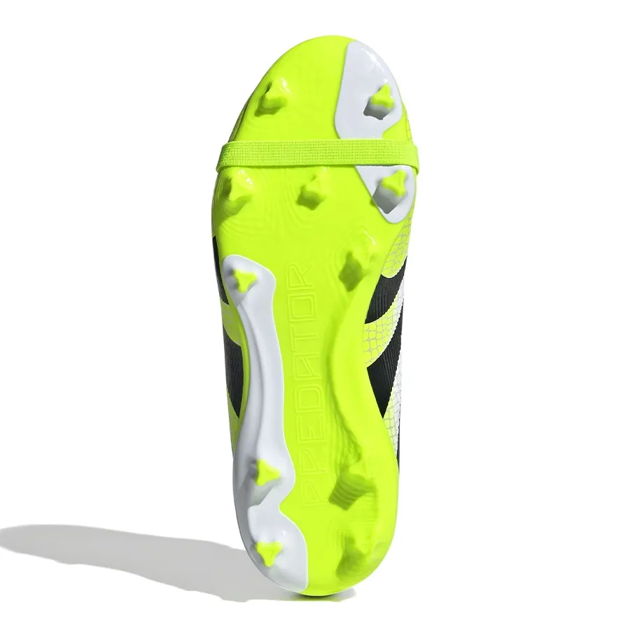 Imagen 11 de 14 de Botines adidas Predator League Tf-BLANCO/NEGRO/VERDE FLUOR