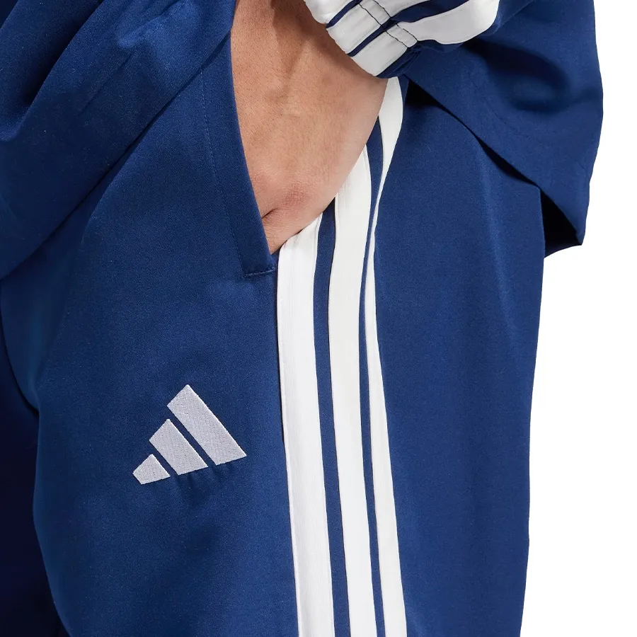 Imagen 5 de 6 de Conjunto adidas Deportivo Tejido 3 Tiras-AZUL