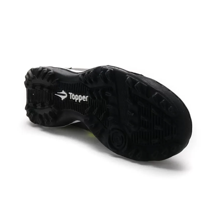 Imagen 3 de 4 de Botines Topper San Ciro Iii Soc-NEGRO/NEON