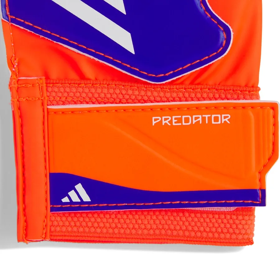 Imagen 2 de 3 de Guantes adidas De Arquero Predator Training Niño-AZUL/NARANJA/BLANCO