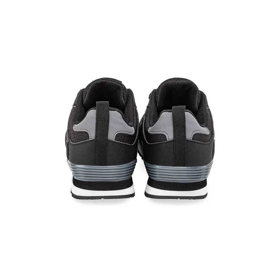 Imagen 4 de 5 de Zapatillas Atomik Casual Cordon Astra 23-NEGRO/GRIS