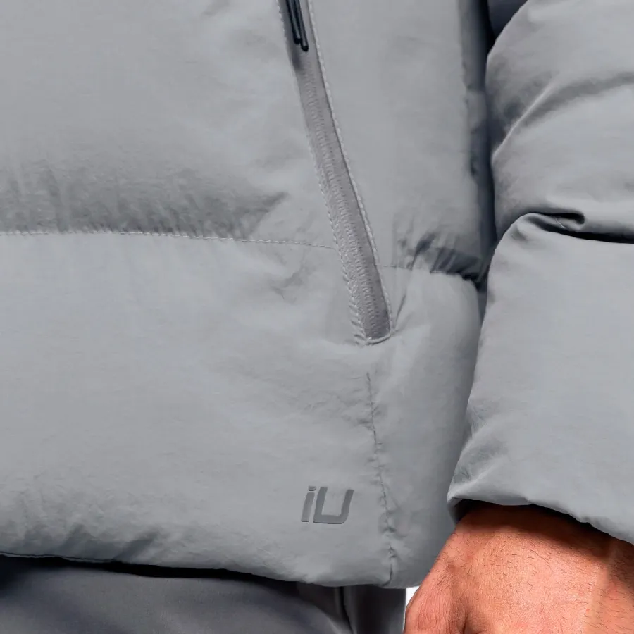 Imagen 3 de 5 de Campera Iu Sport CrinkleQuilt Puffer-GRIS