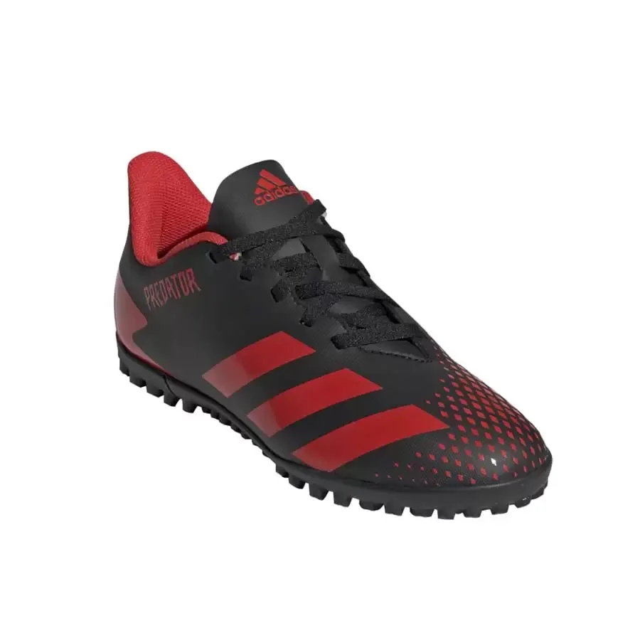 Imagen 0 de 6 de Botines adidas Predator 20.4 Tf J-NEGRO/ROJO