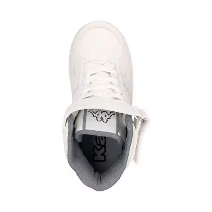 Imagen 3 de 6 de Zapatillas Kappa Logo Linate Mid Velcro Kids-BLANCO