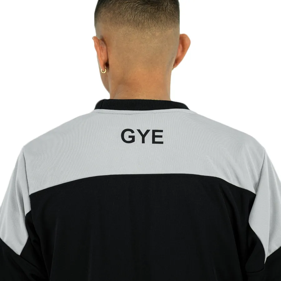 Imagen 5 de 7 de Buzo Mitre Blake Frizado Gimnasia y Esgrima 23-NEGRO/GRIS