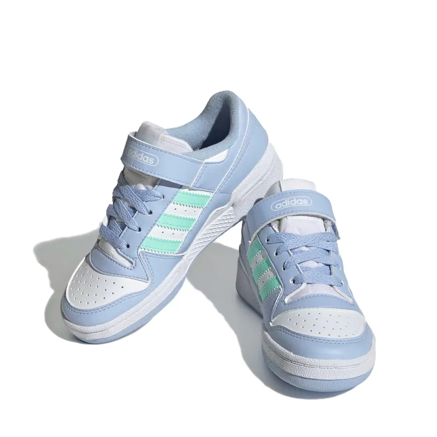 Imagen 4 de 8 de Zapatillas adidas originals Forum Low-BLANCO/CELESTE/VERDE AGUA