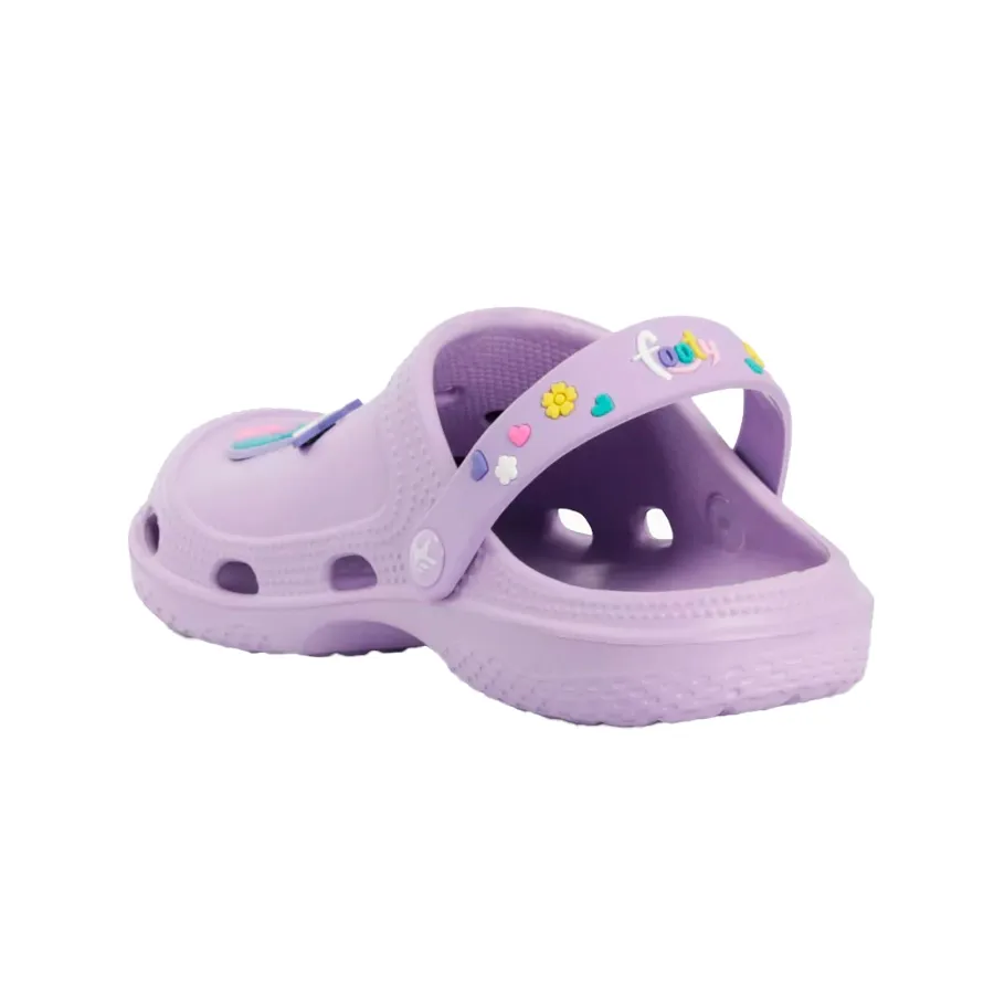 Imagen 1 de 3 de Sandalias Footy Clogs Super Moon-LILA