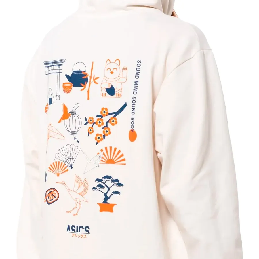 Imagen 4 de 5 de Buzo Asics Japanese Topics-BLANCO