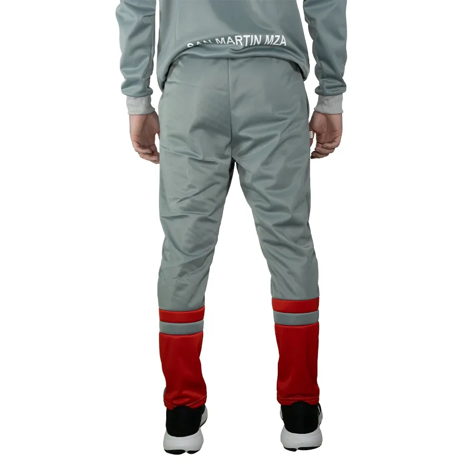 Imagen 2 de 4 de Pantalón Mitre Blake Frizado San Martin-GRIS/ROJO