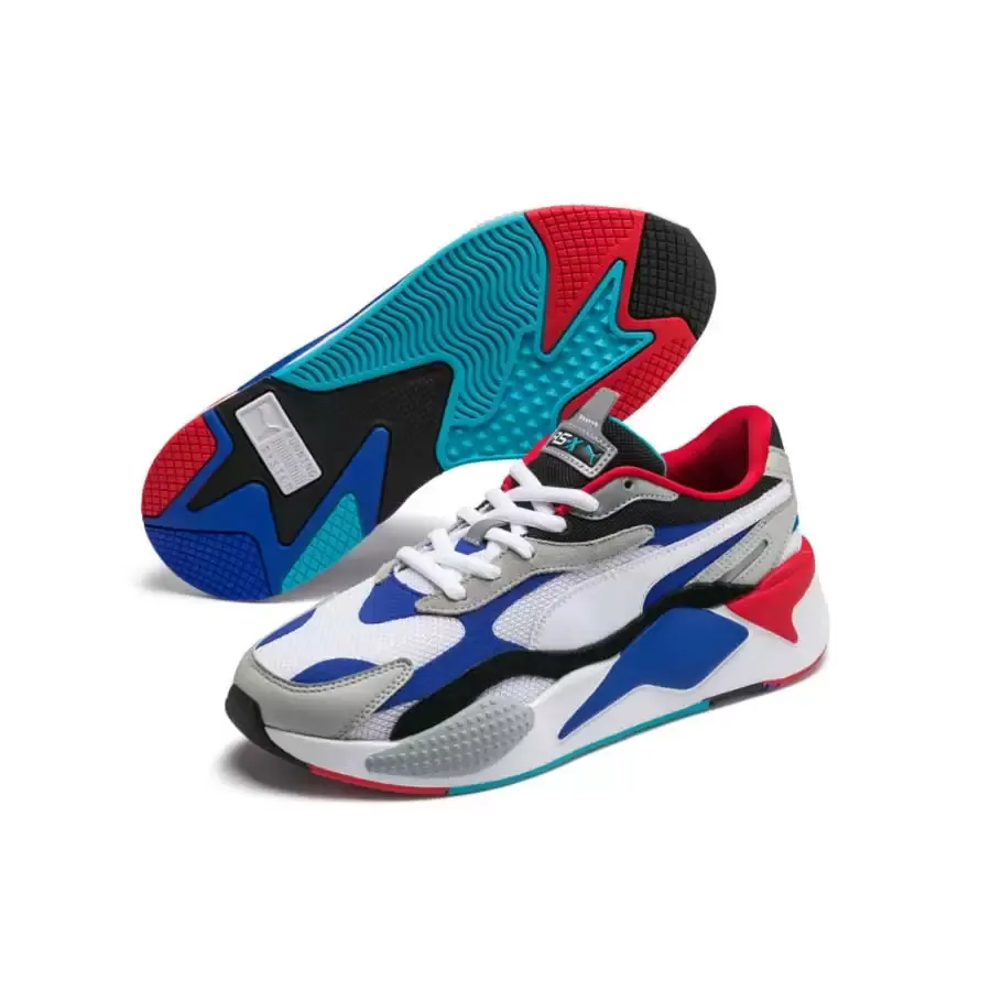 Imagen 3 de 5 de Zapatillas Puma Rs X Puzzle-BLANCO/AZUL/ROJO