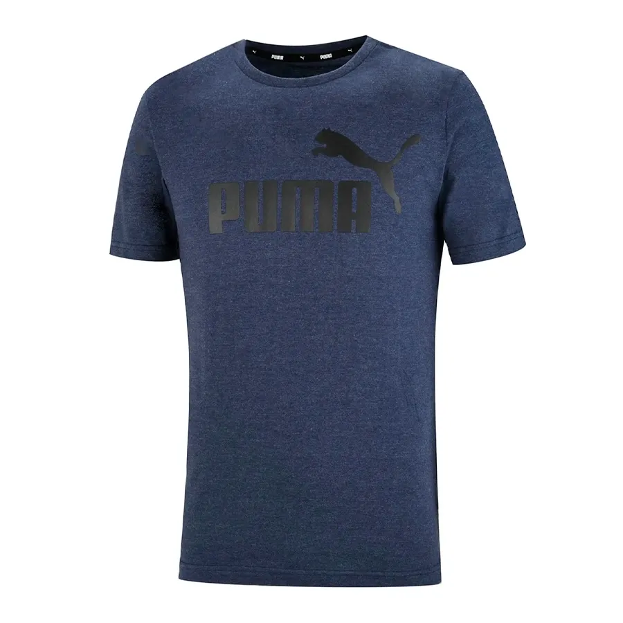 Imagen 0 de 4 de Remera Puma Essencial Heather-MARINO/NEGRO