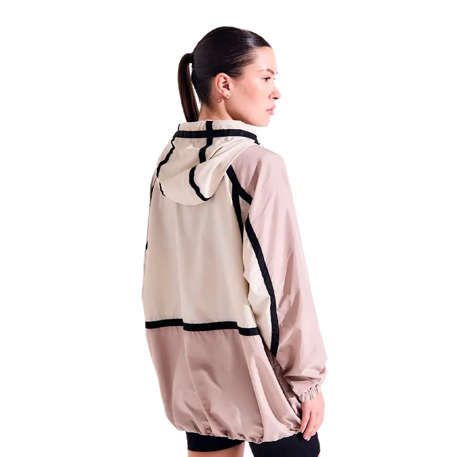 Imagen 3 de 7 de Campera Atomik Lines Windbreaker-BEIGE/NEGRO