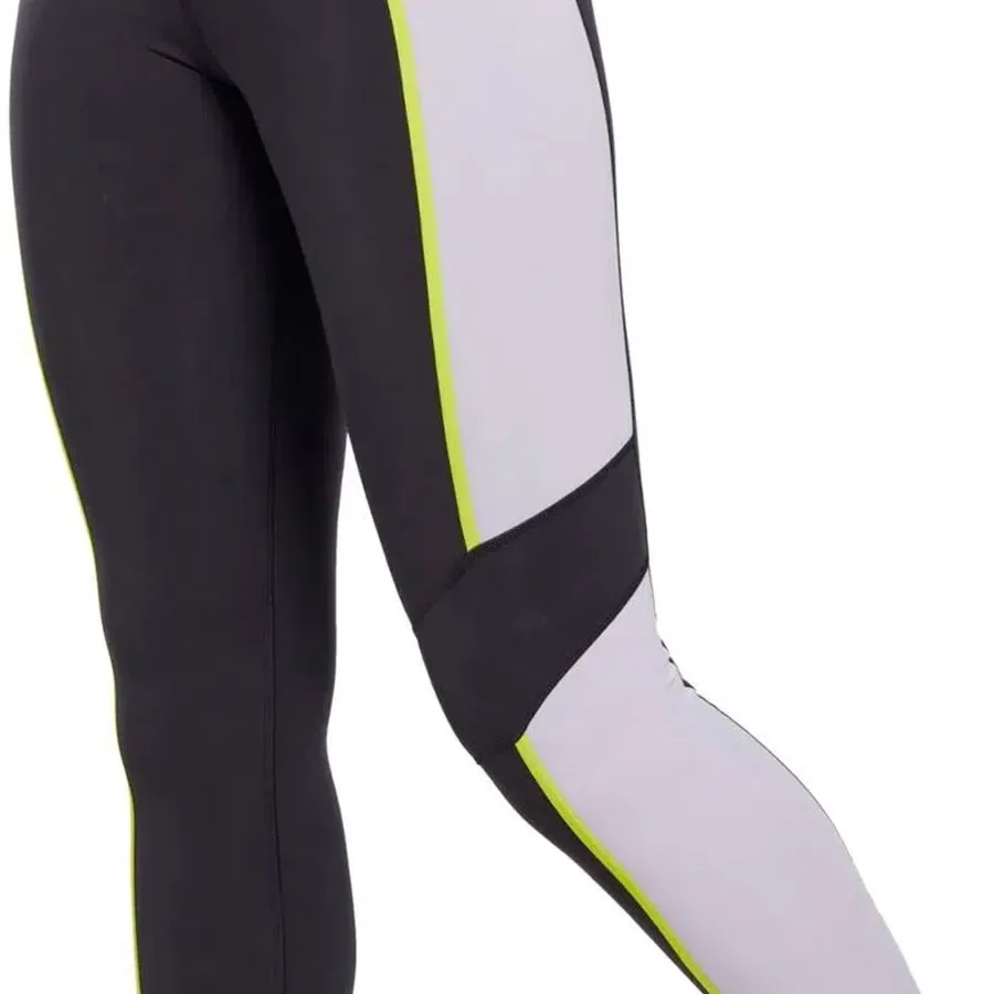 Imagen 2 de 4 de Calza Reebok Lux Hr-NEGRO/LIMA