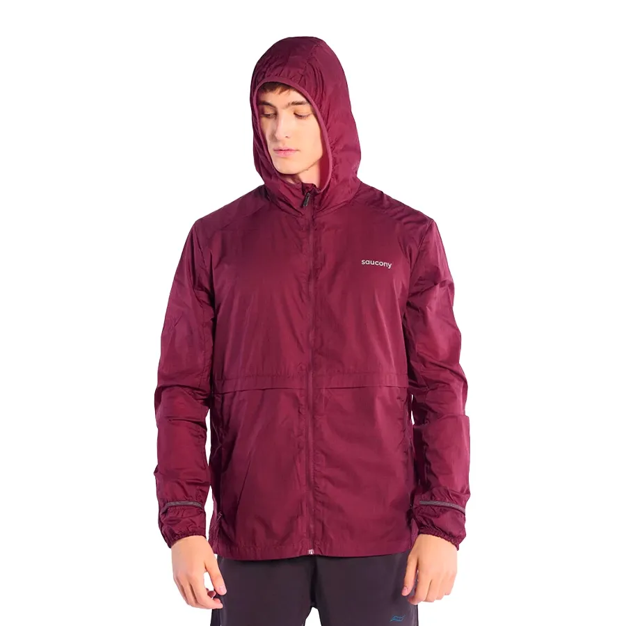 Imagen 1 de 10 de Campera Saucony Triumph Packaway-BORDO