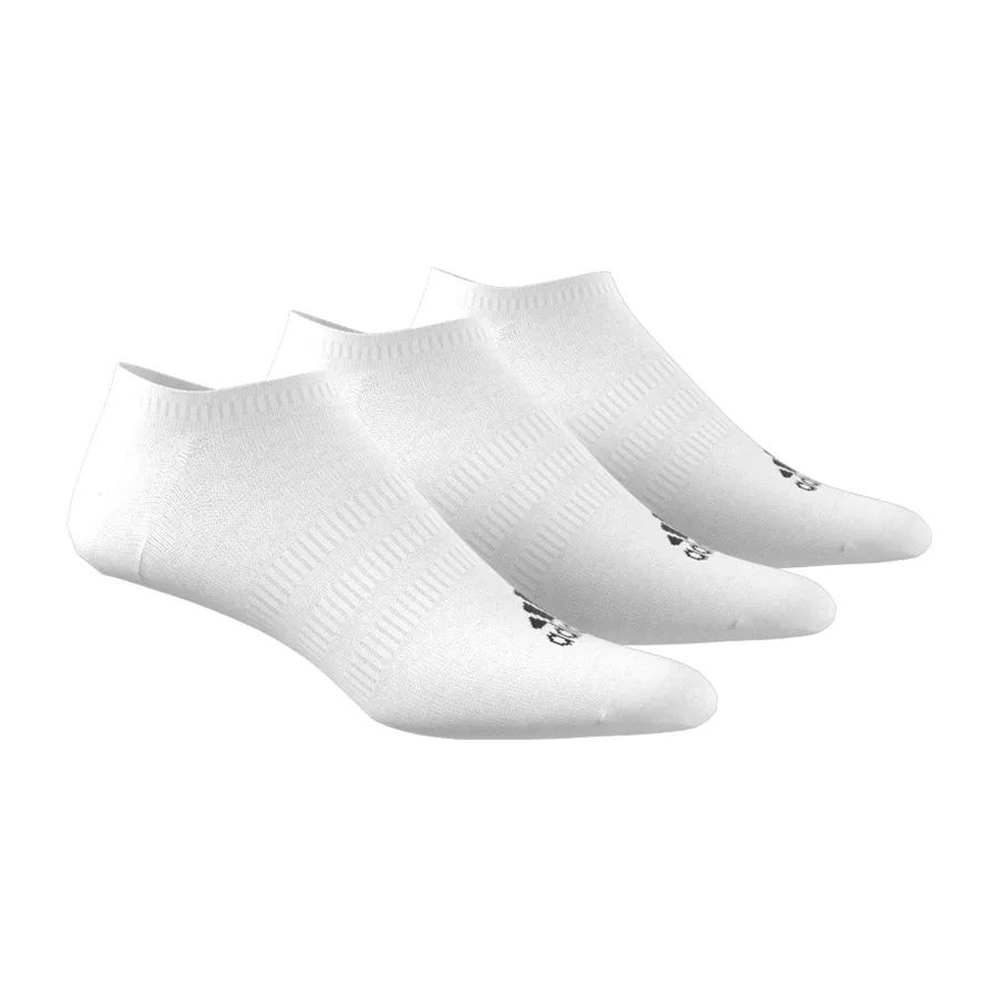 Imagen 0 de 4 de Medias adidas Invisibles Delgadas Pack x 3-BLANCO/NEGRO