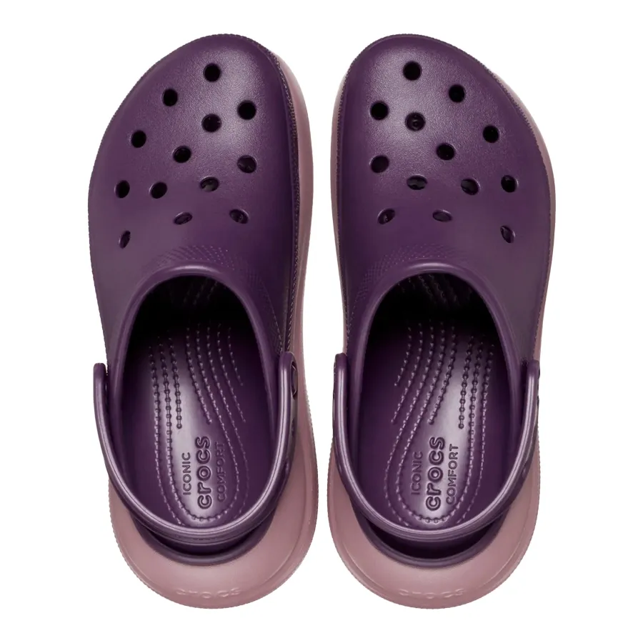 Imagen 3 de 6 de Sandalias Crocs Ojotas  Classic Crush Clog-VIOLETA