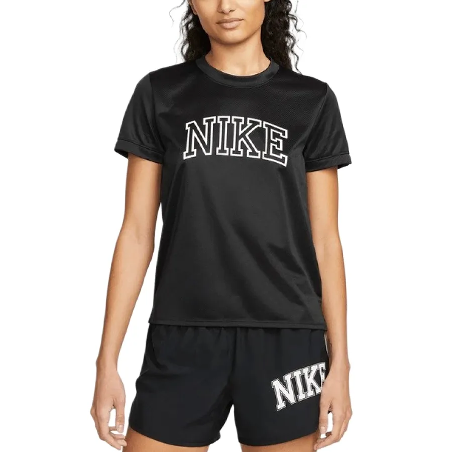 Imagen 0 de 3 de Remera Nike Running Dri-Fit Swoosh-NEGRO/BLANCO