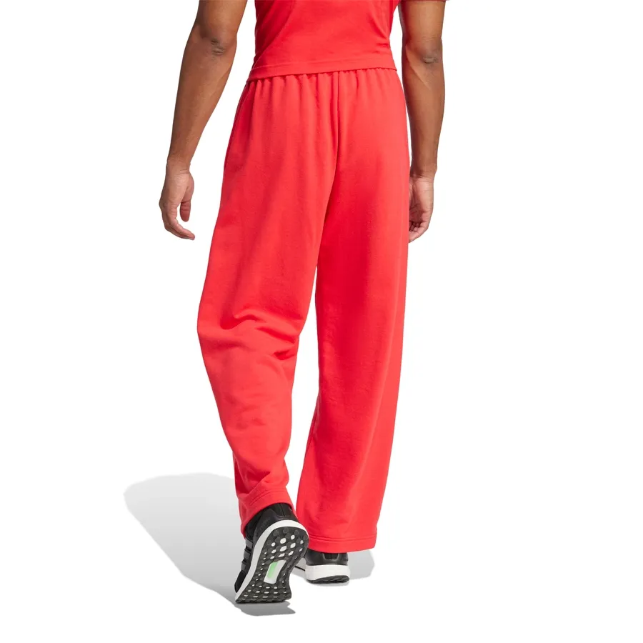 Imagen 2 de 7 de Pantalón adidas Essentials Wide-ROJO/NEGRO