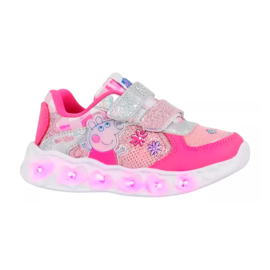 Imagen 0 de 3 de Zapatillas Footy Peppa Pro-ROSA/PLATA