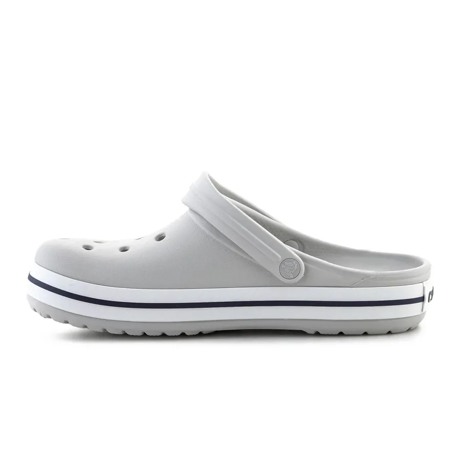 Imagen 2 de 6 de Ojotas Crocs Crocband-GRIS/BLANCO/NEGRO
