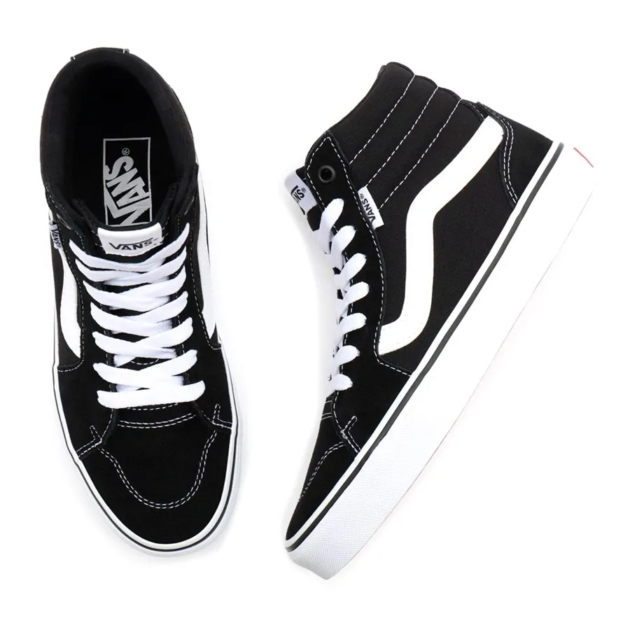 Imagen 2 de 5 de Zapatillas Vans Filmore Hi-NEGRO/BLANCO