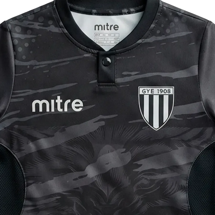 Imagen 2 de 3 de Camiseta Mitre Gimnasia y Esgrima de Mendoza Bebe 25-NEGRO/GRAFITO