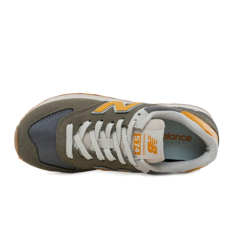 Imagen 4 de 6 de Zapatillas New Balance 574-OLIVA/AMARILLO/NATURAL