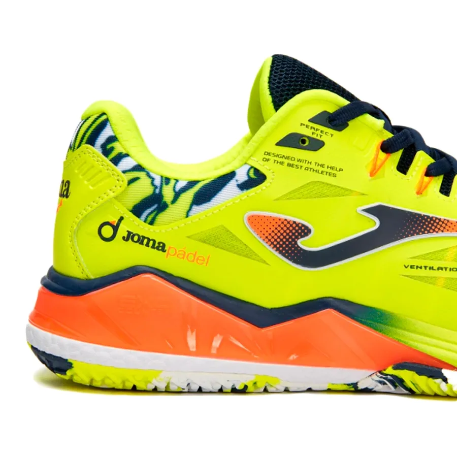 Imagen 4 de 6 de Zapatillas Joma Spin 2403-AMARILLO/NEGRO/NARANJA