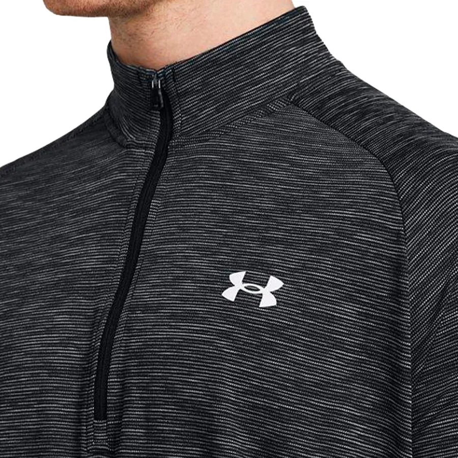 Imagen 4 de 5 de Buzo Under Armour Tech Texturizada-NEGRO/GRIS