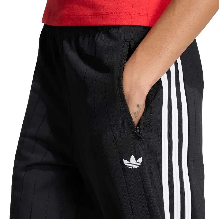 Imagen 3 de 5 de Pantalón adidas originals Firebird Pinstripe-NEGRO/BLANCO
